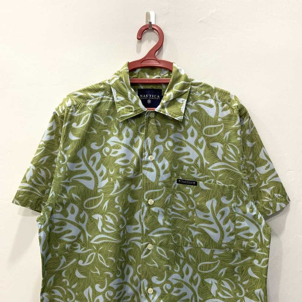 Hawaiian Shirt × Nautica NAUTICA button up floral… - image 1