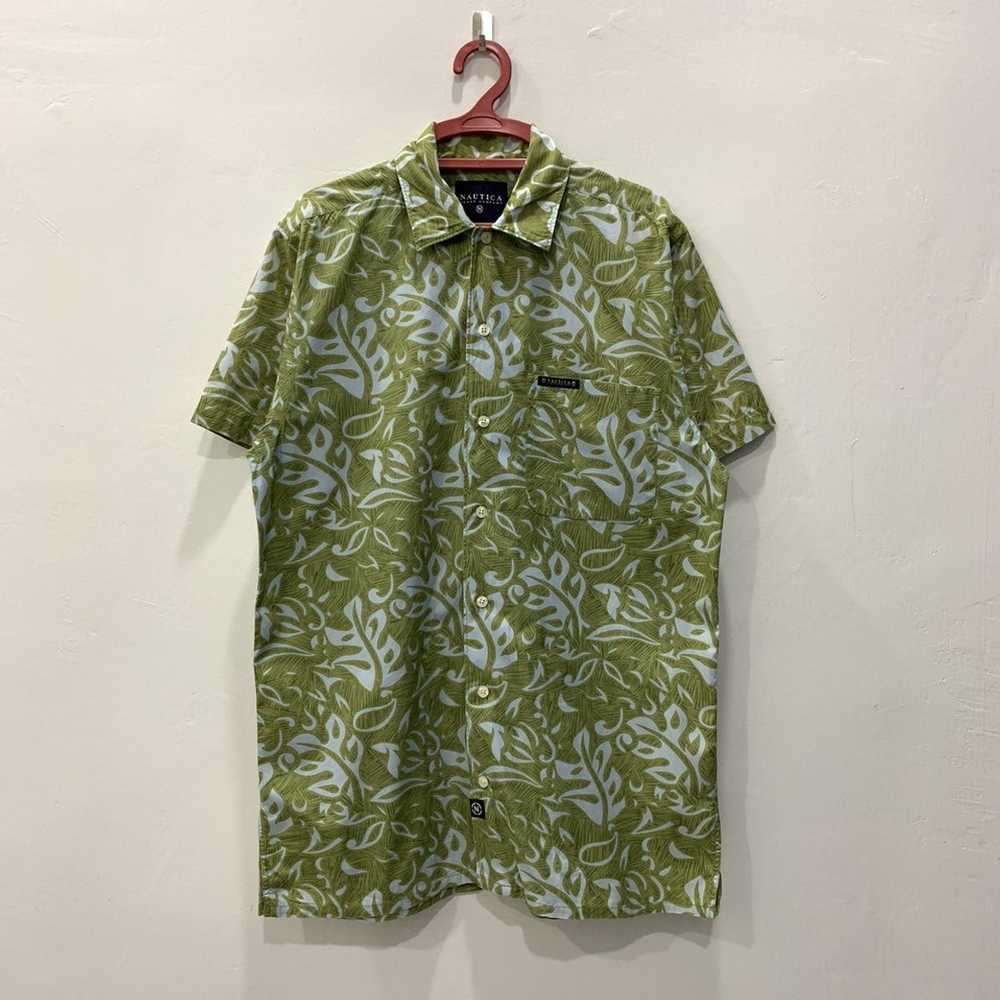 Hawaiian Shirt × Nautica NAUTICA button up floral… - image 2