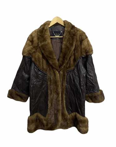 Leather and mink jacket - Gem