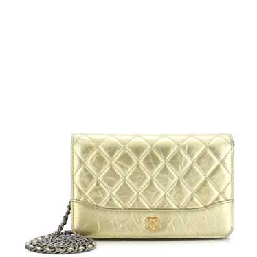 CHANEL Gabrielle Wallet on Chain Quilted Aged Cal… - image 1