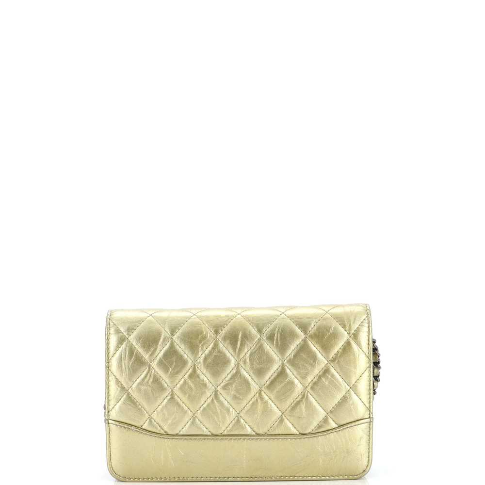 CHANEL Gabrielle Wallet on Chain Quilted Aged Cal… - image 3