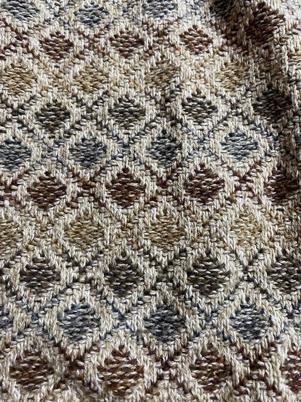 Vintage Vintage Diamond Pattern Knit Sweater - image 5