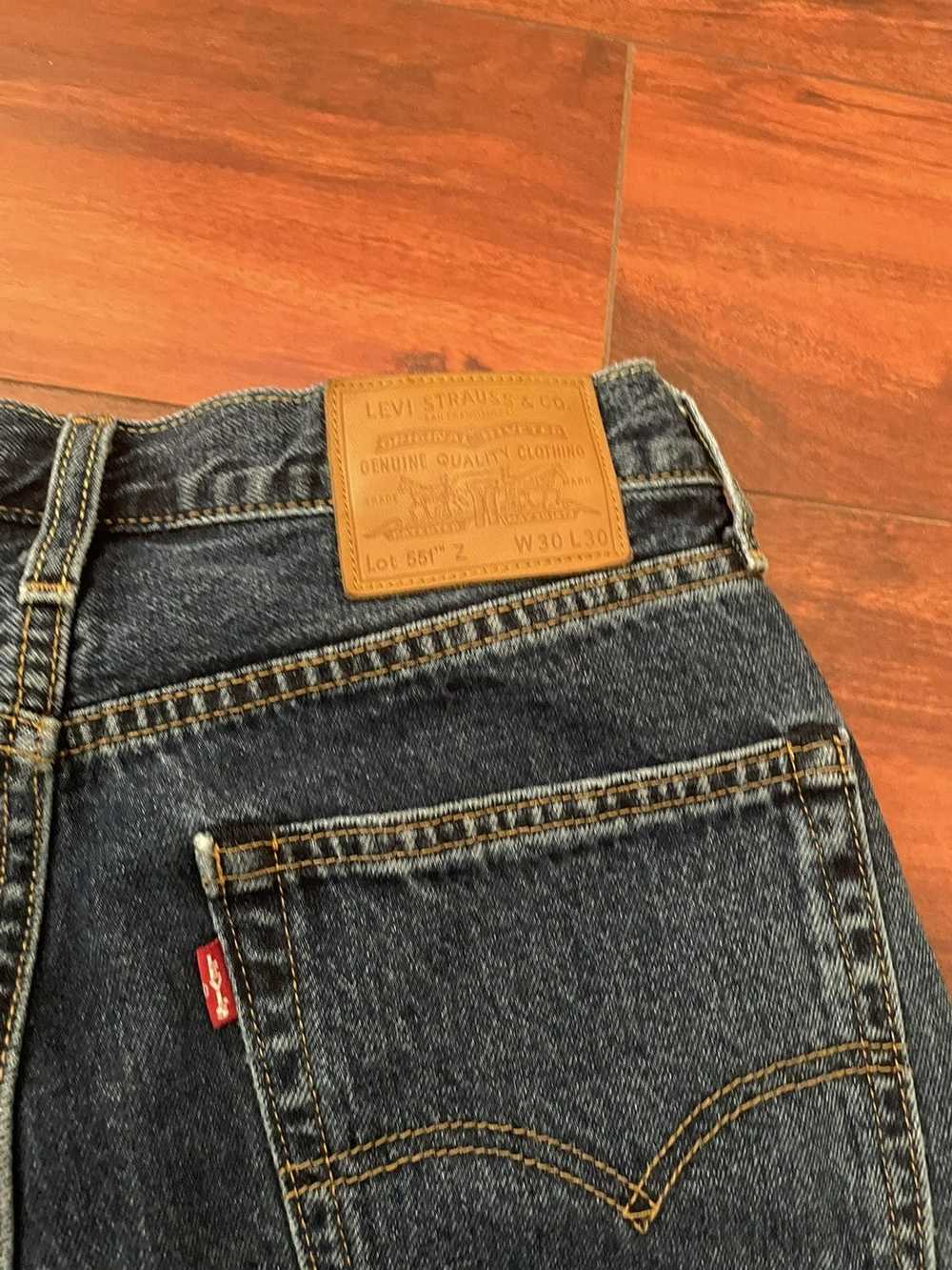 Levi's × Vintage Levi’s 551 dark blue vintage den… - image 3