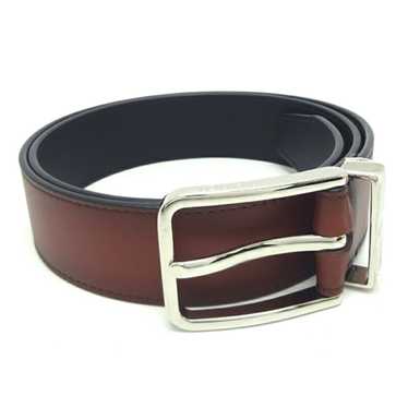 LOUIS VUITTON M9043 Reversible Belt Leather Black Size 90/36 Japan [Used]