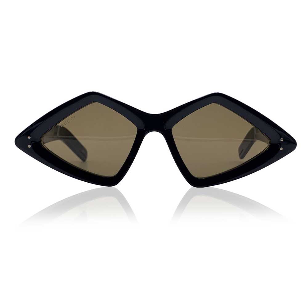 LOUIS VUITTON Acetate LV Link Square Sunglasses Z1480U Black