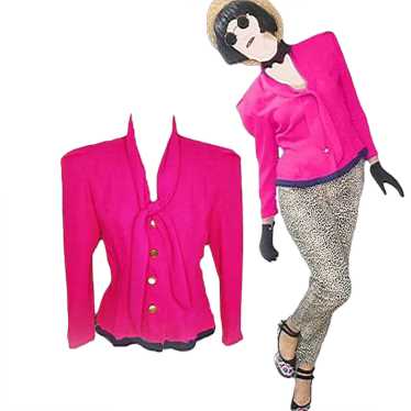 Cutistation Barbiecore Neon Pink Zip Up Winter Jackets Women Heart