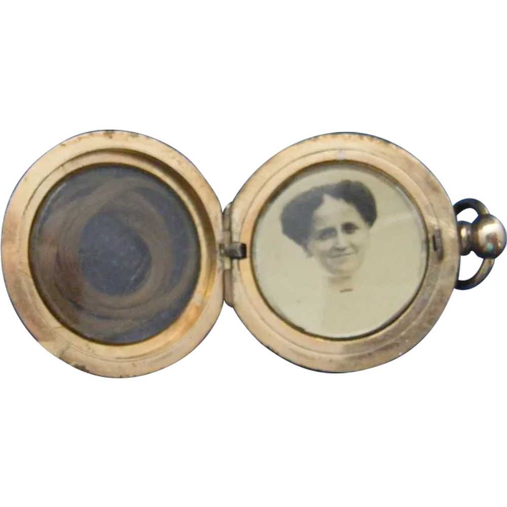 Victorian 1870s Pocket Watch Case Memorial Locket… - image 1