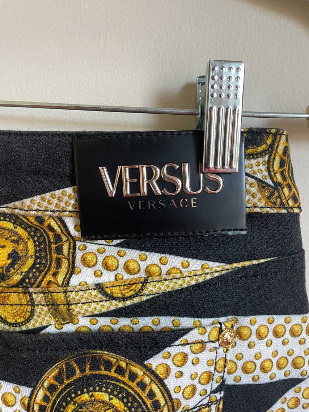 Versus Versace | Belt Print Denim - image 6