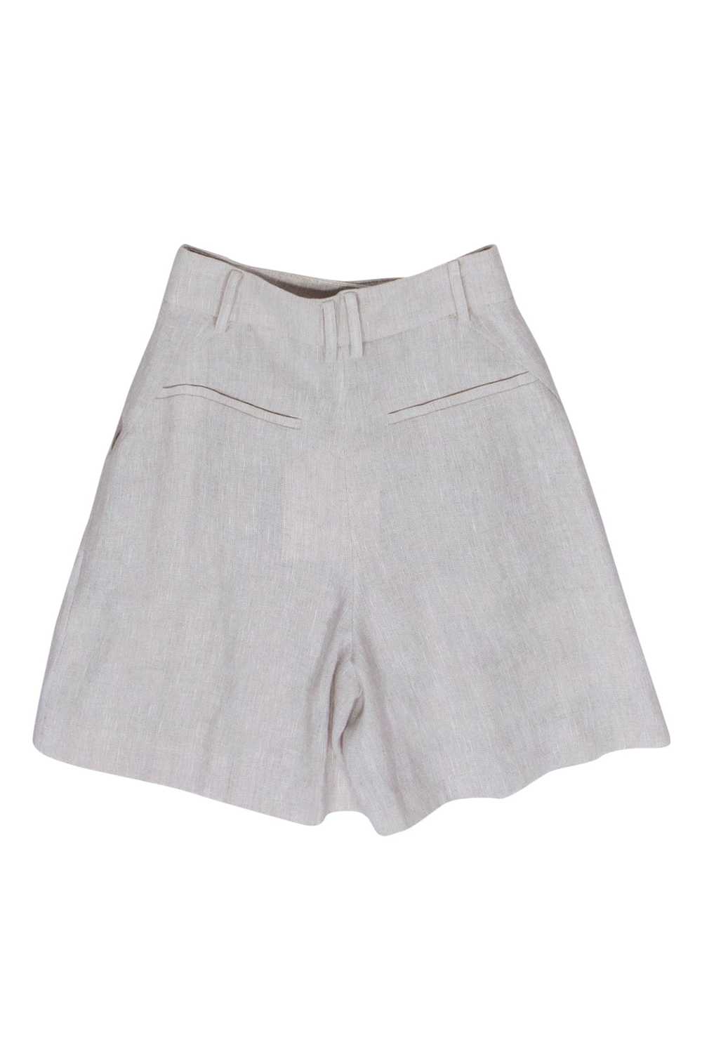 Rejina Pyo - Grey Linen "Doris" Shorts Sz 2 - image 2