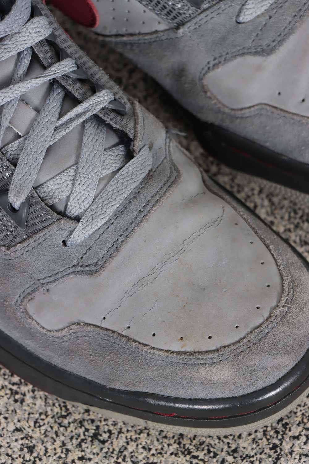 NIKE Delta Force Low Grey/Maroon Sneakers (8.5) - image 10