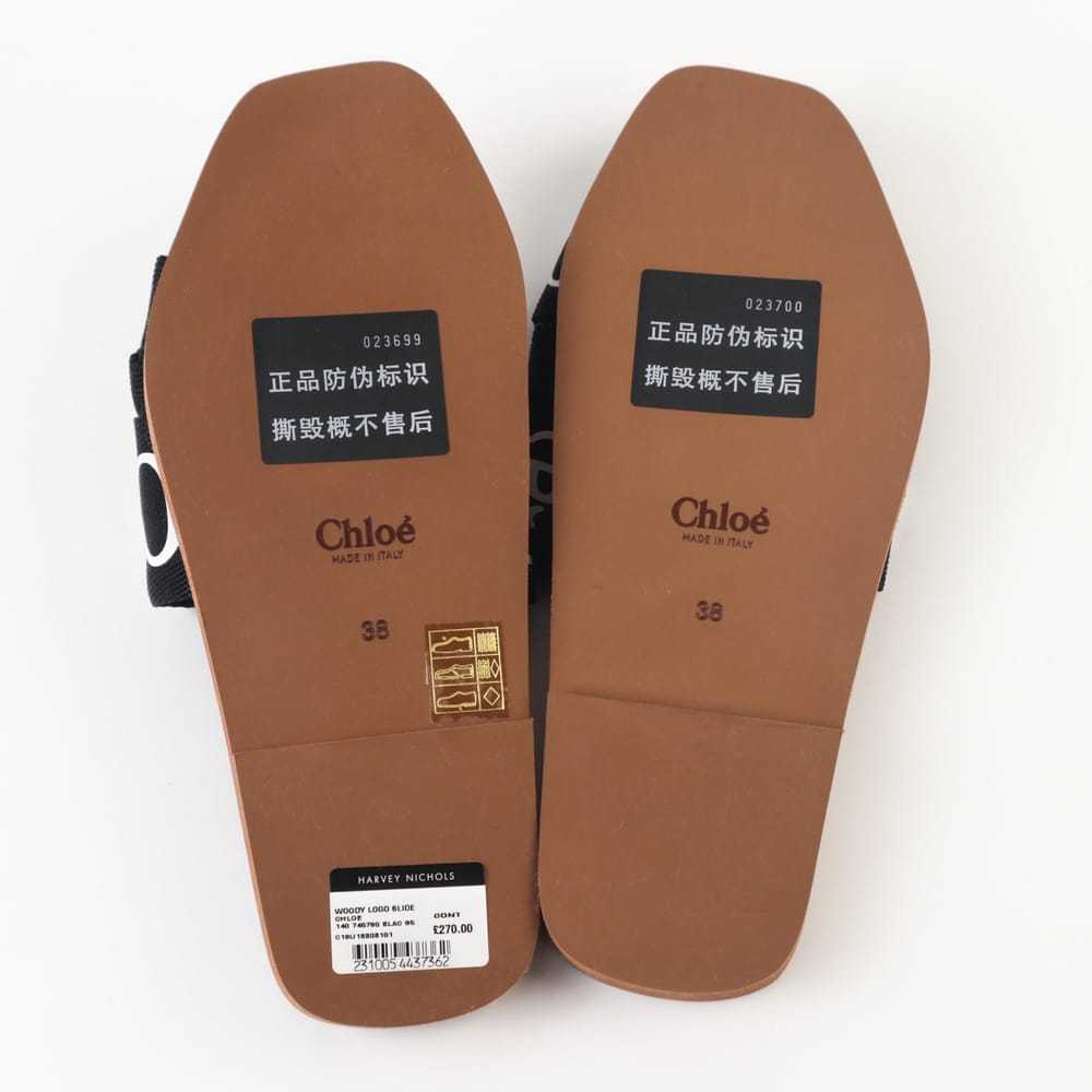 Chloé Woody cloth sandal - image 2