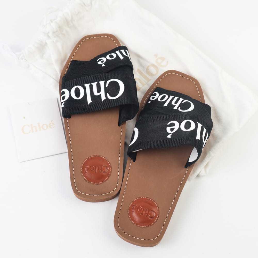 Chloé Woody cloth sandal - image 6