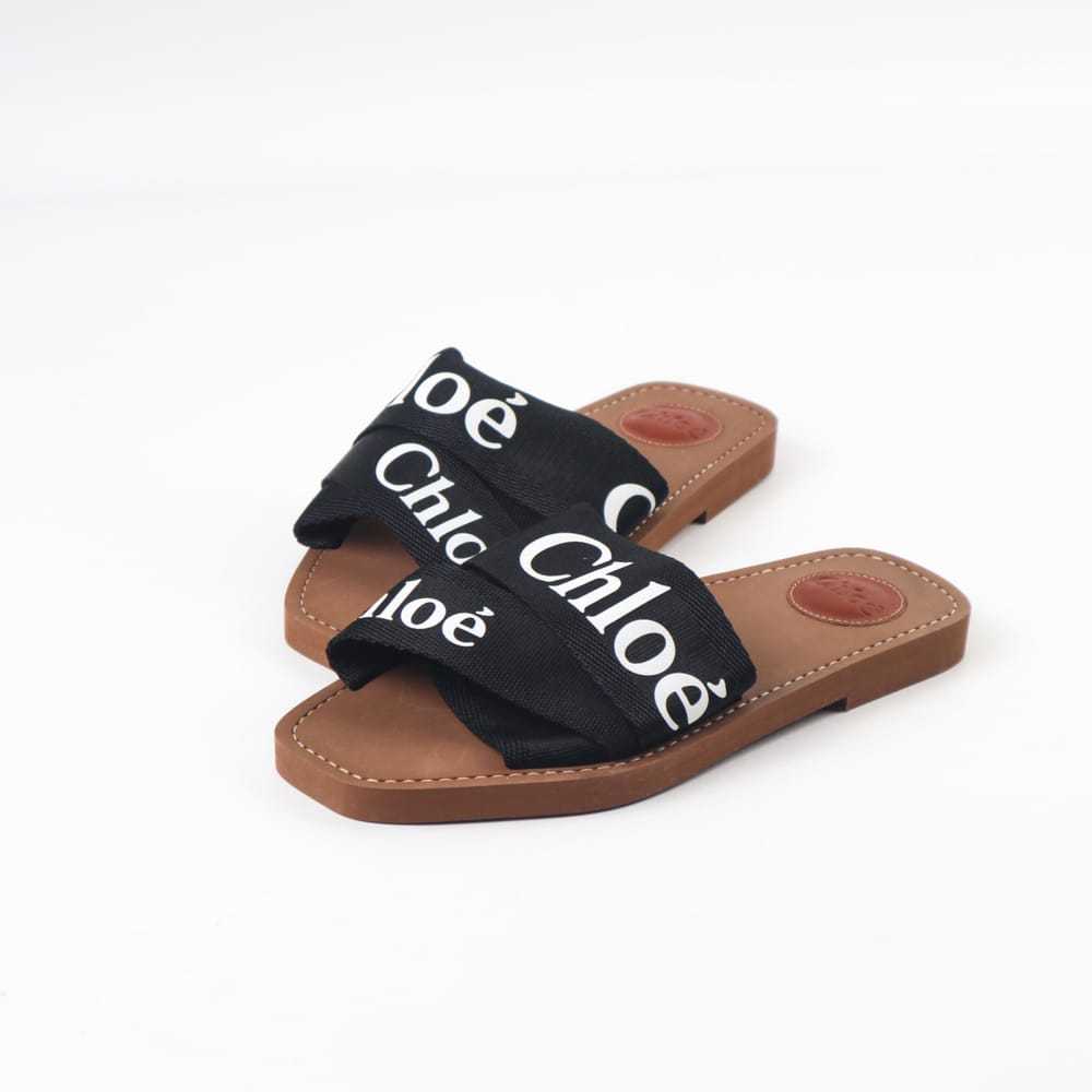 Chloé Woody cloth sandal - image 7