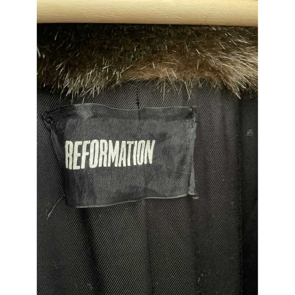 Reformation Faux fur coat - image 3