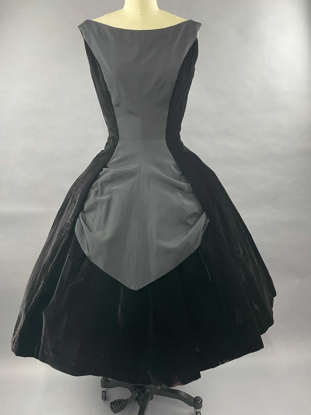 1950s Velvet Suzy Perette Party Dress Size S - image 1