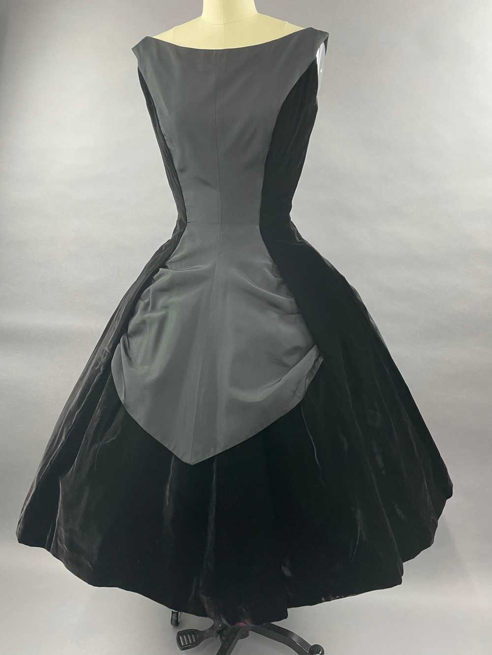 1950s Velvet Suzy Perette Party Dress Size S - image 2
