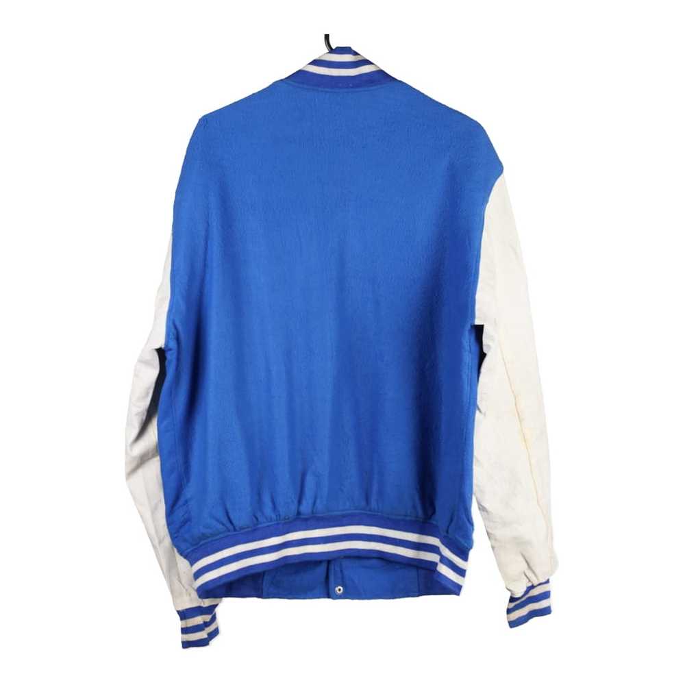 Unbranded Varsity Jacket - 2XL Blue Wool Blend - image 2