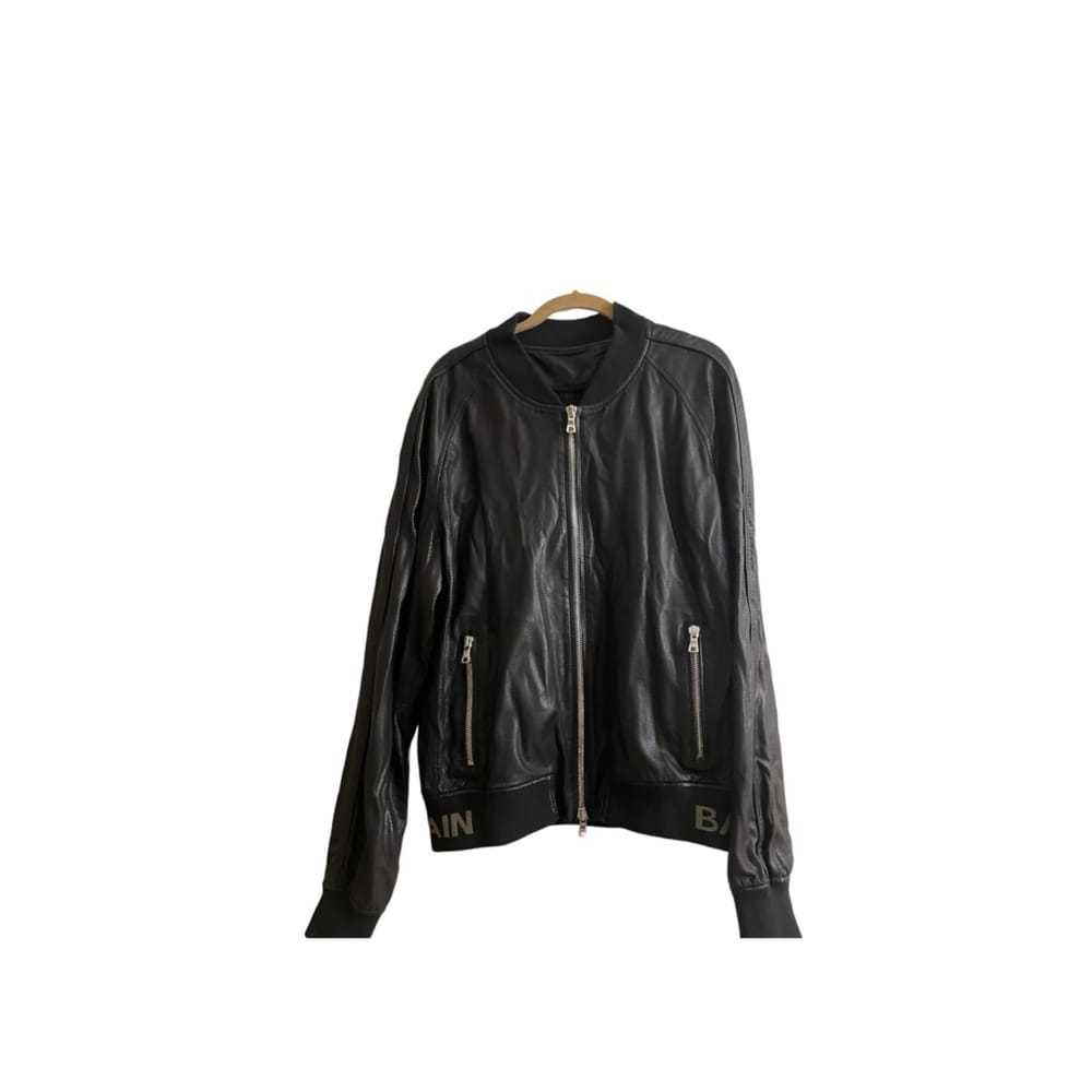 Balmain Leather jacket - image 3