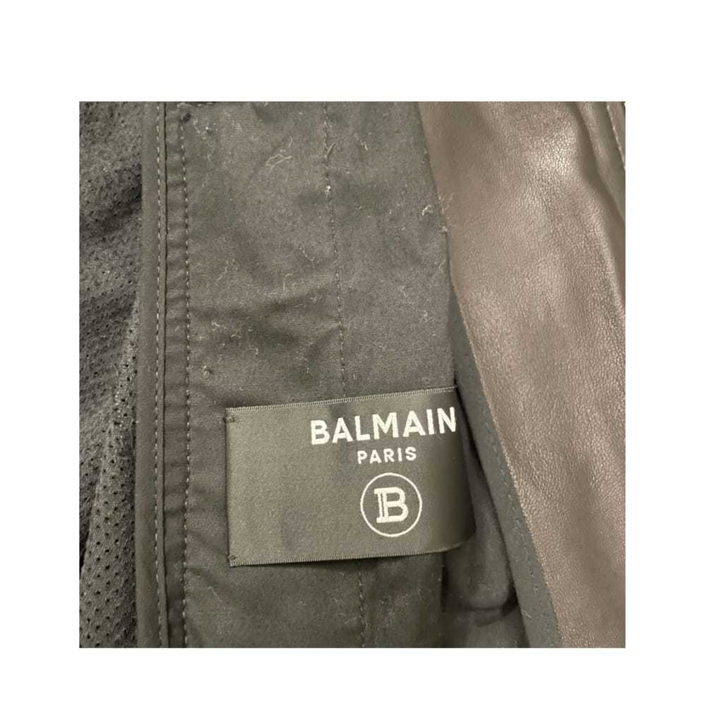 Balmain Leather jacket - image 6