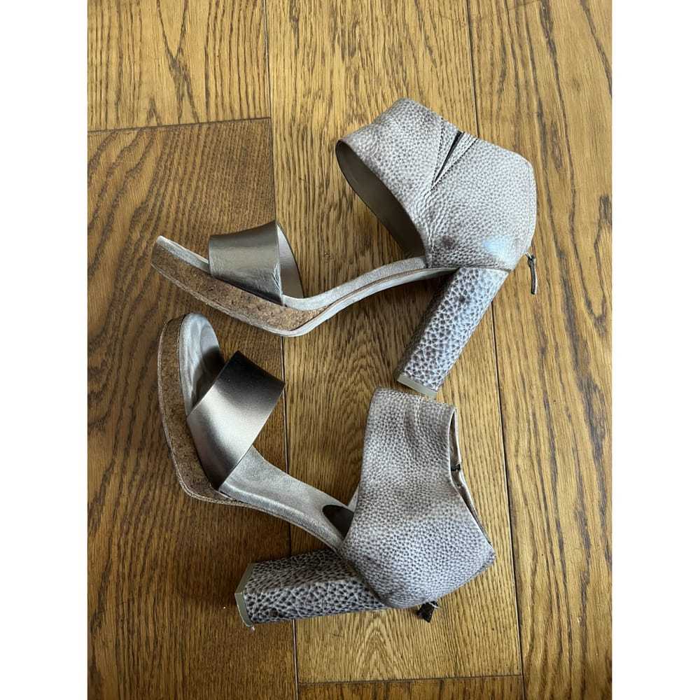 Brunello Cucinelli Leather heels - image 3