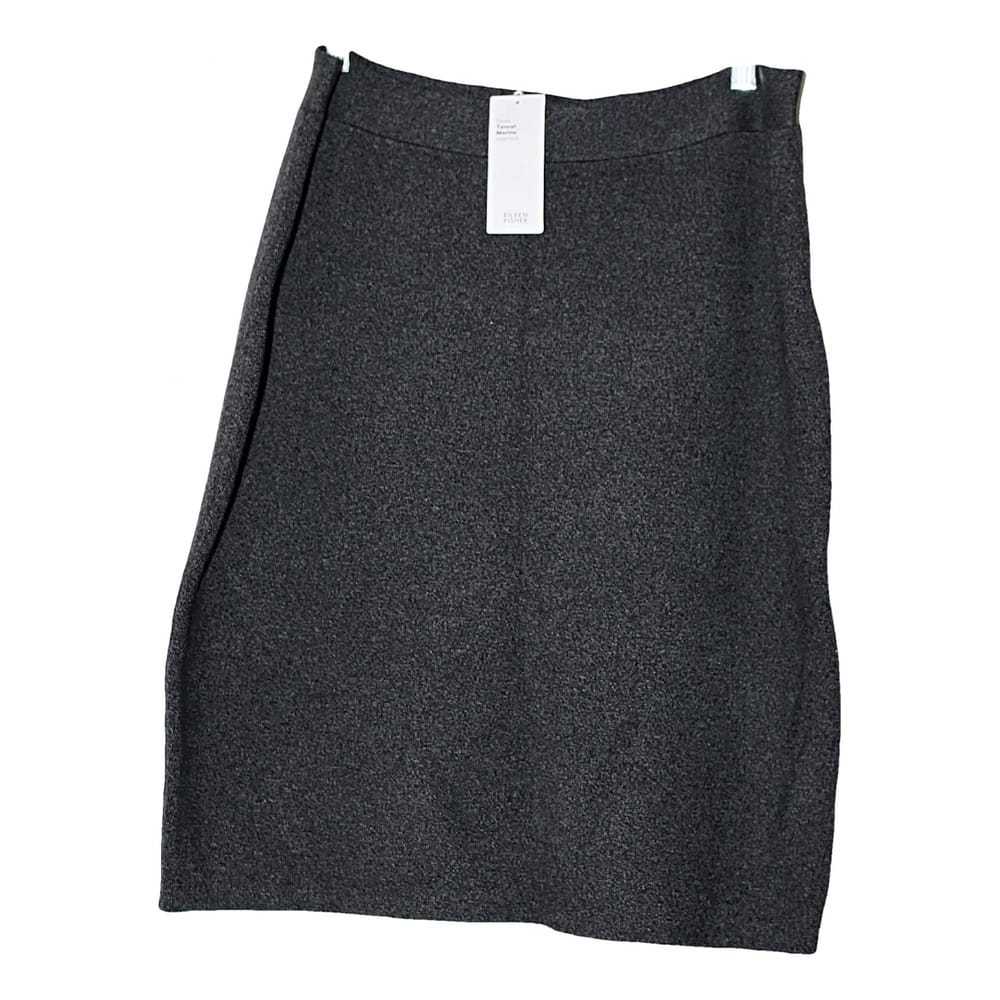 Eileen Fisher Wool mid-length skirt - image 1