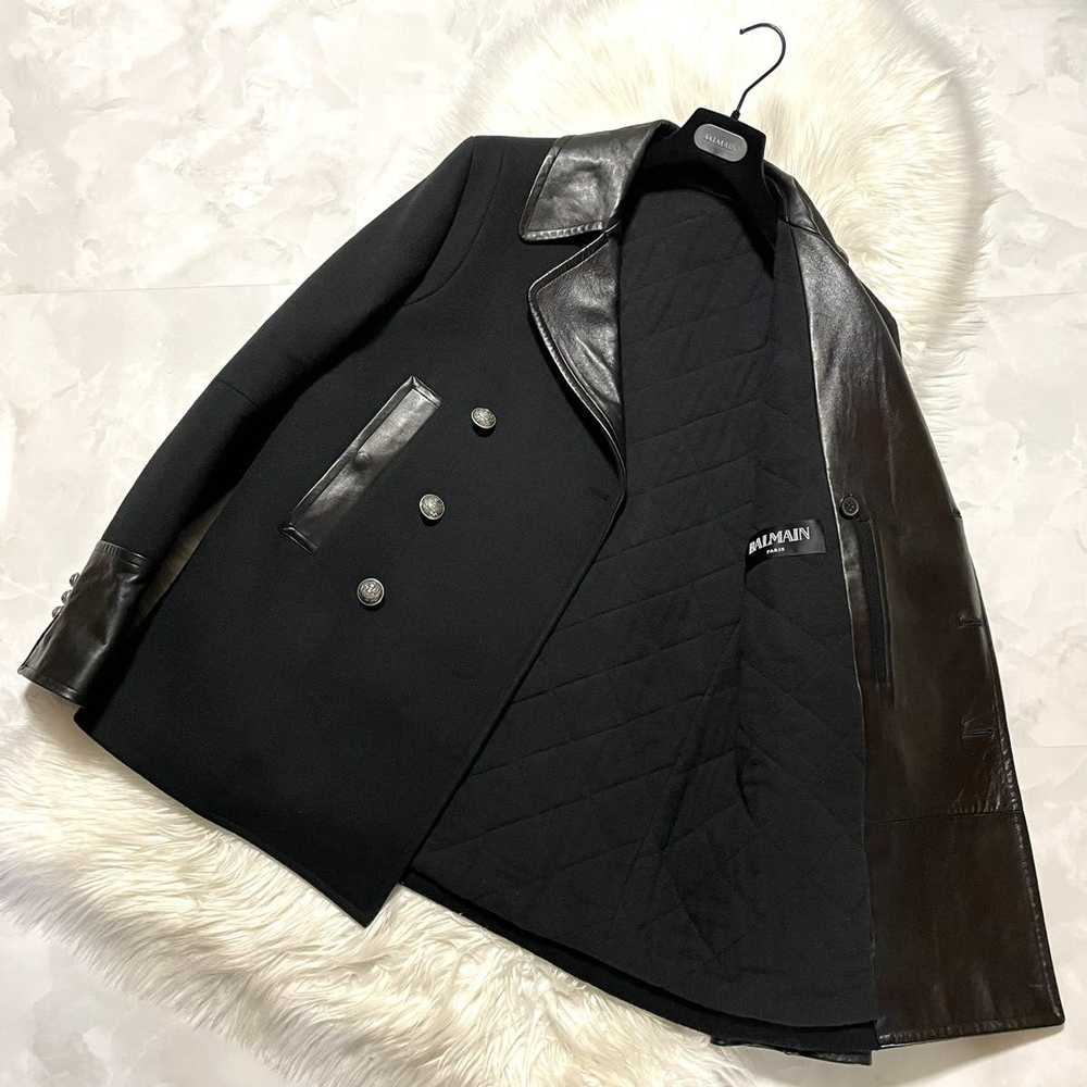 Balmain Balmain Homme Leather Switch P Coat Jacke… - image 7