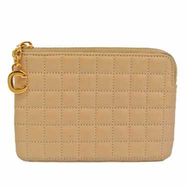 Celine Celine Quilted C Charm Women's Leather Coi… - image 1