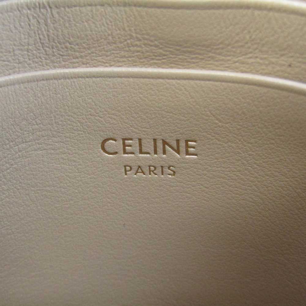 Celine Celine Quilted C Charm Women's Leather Coi… - image 7