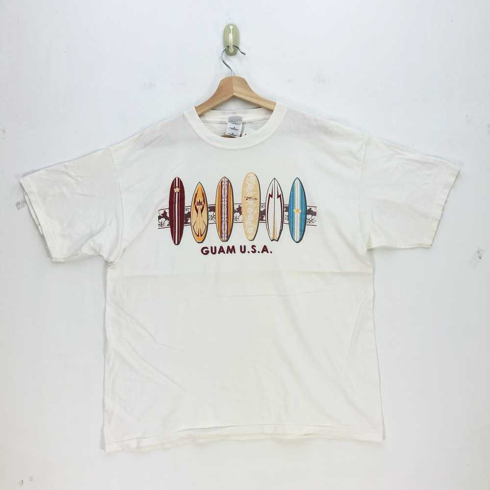 Hawaiian Shirt × Surf Style × Vintage Vintage Gua… - image 1