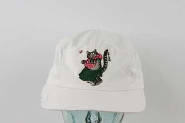 B Kliban Golf Cat Hawaii Vintage Brown Crazy Shirts Strapback Baseball Cap  Hat