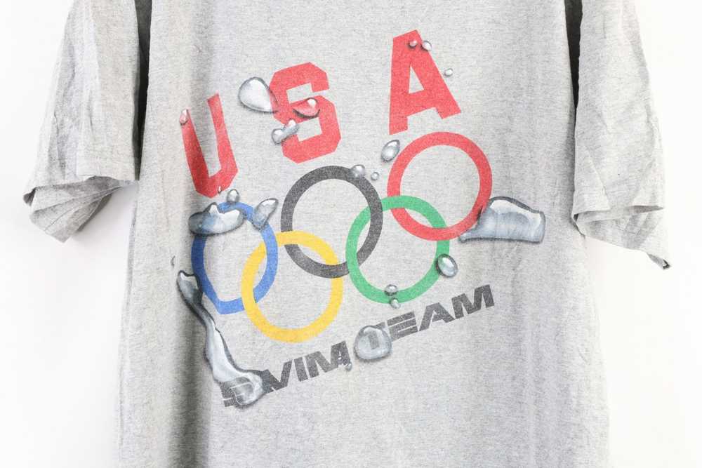Vintage Vintage 90s USA Olympics Swim Team Short … - image 4