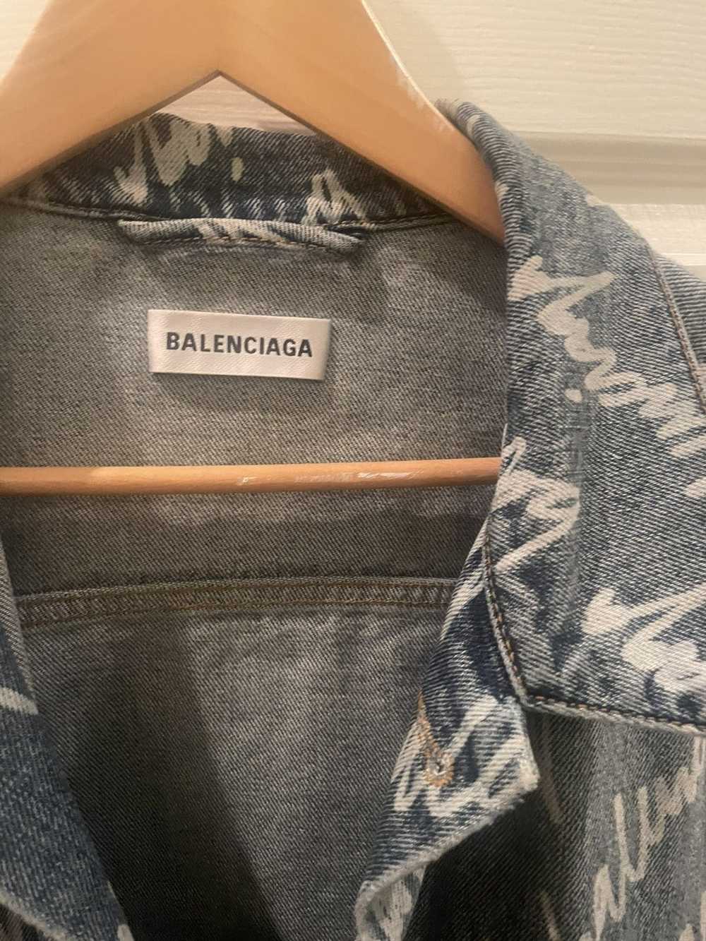 Balenciaga Balenciaga womens denim jacket - image 3