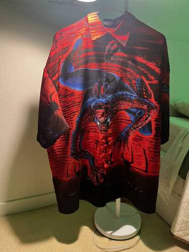 Vtg Spider-Man Marvel Comic Characters Negative Space T-Shirt 2002