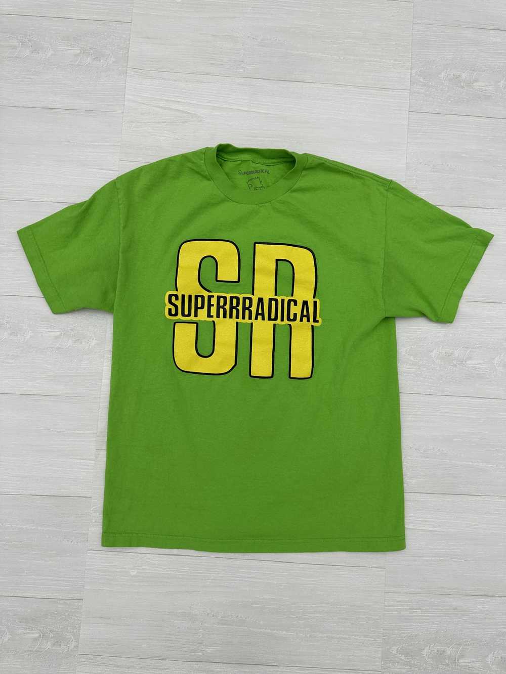 Superrradical Superrradical Green Yellow " SR " L… - image 1