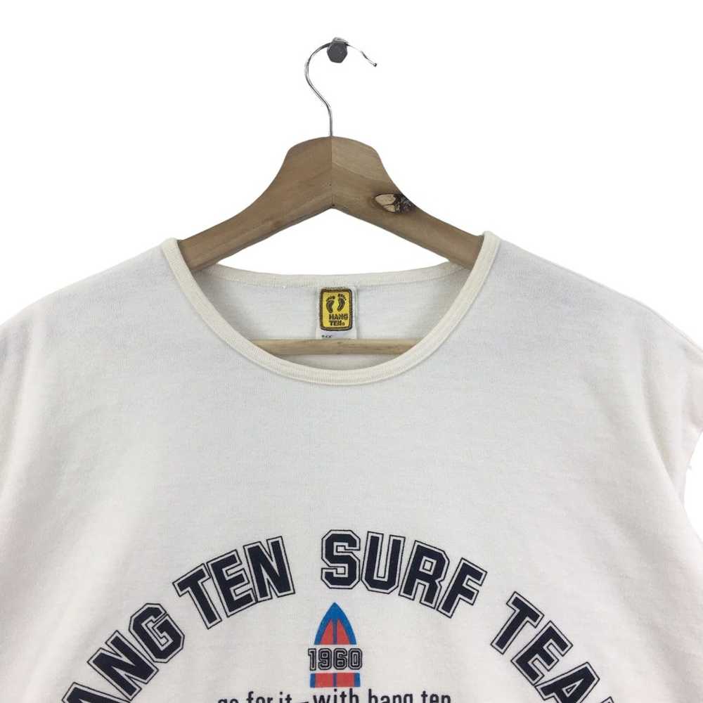 Hang Ten Vtg 80’ HANG TEN SURFING Hawaii Surf Tea… - image 2