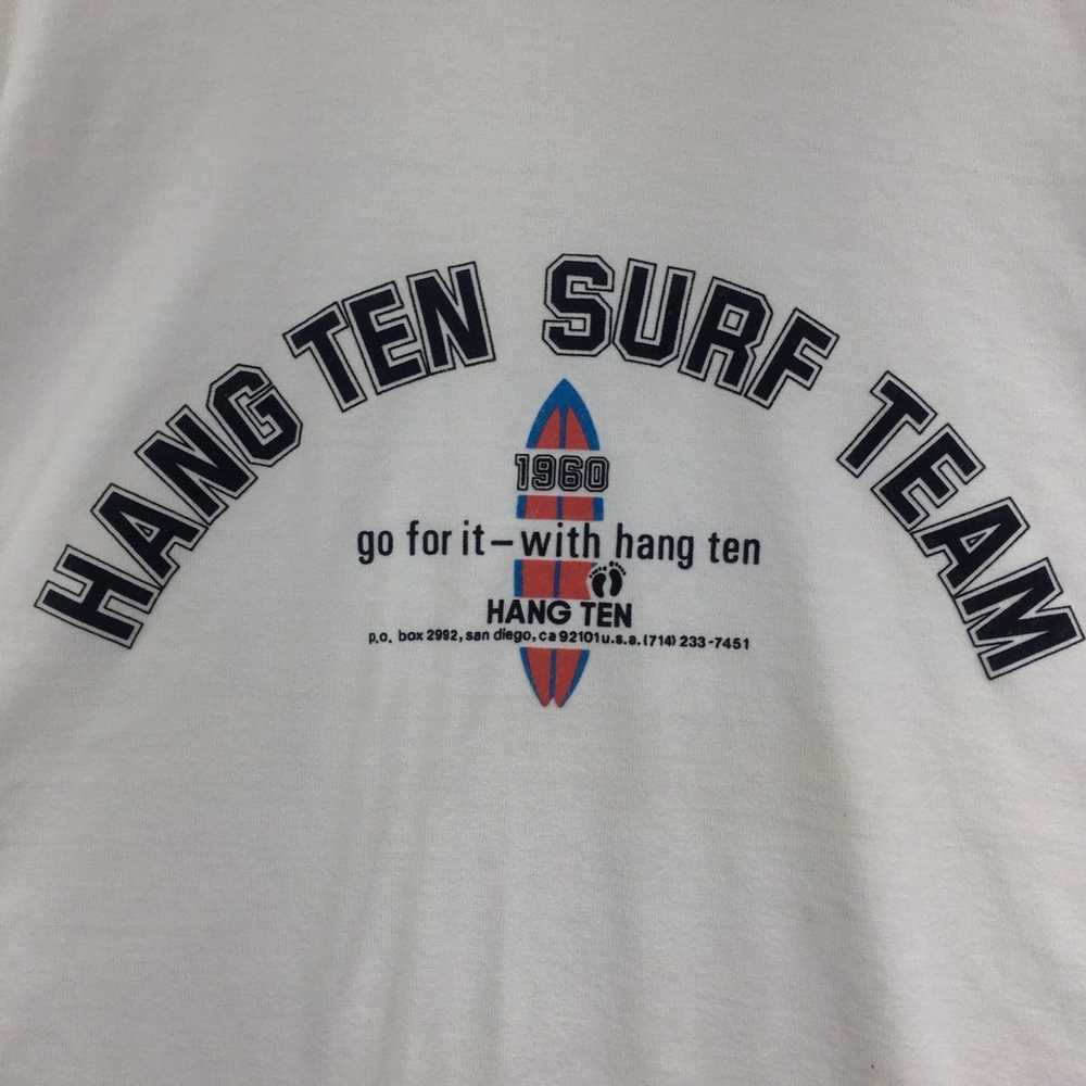 Hang Ten Vtg 80’ HANG TEN SURFING Hawaii Surf Tea… - image 3