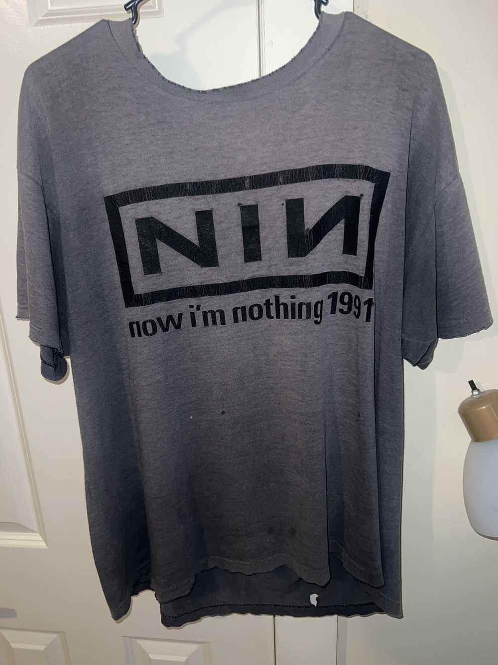 Vintage 1991 NOW IM NOTHING VINTAGE T-SHIRT - image 1