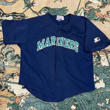 90s Vintage Seattle Mariners Baseball Mlb Majestic Jersey 