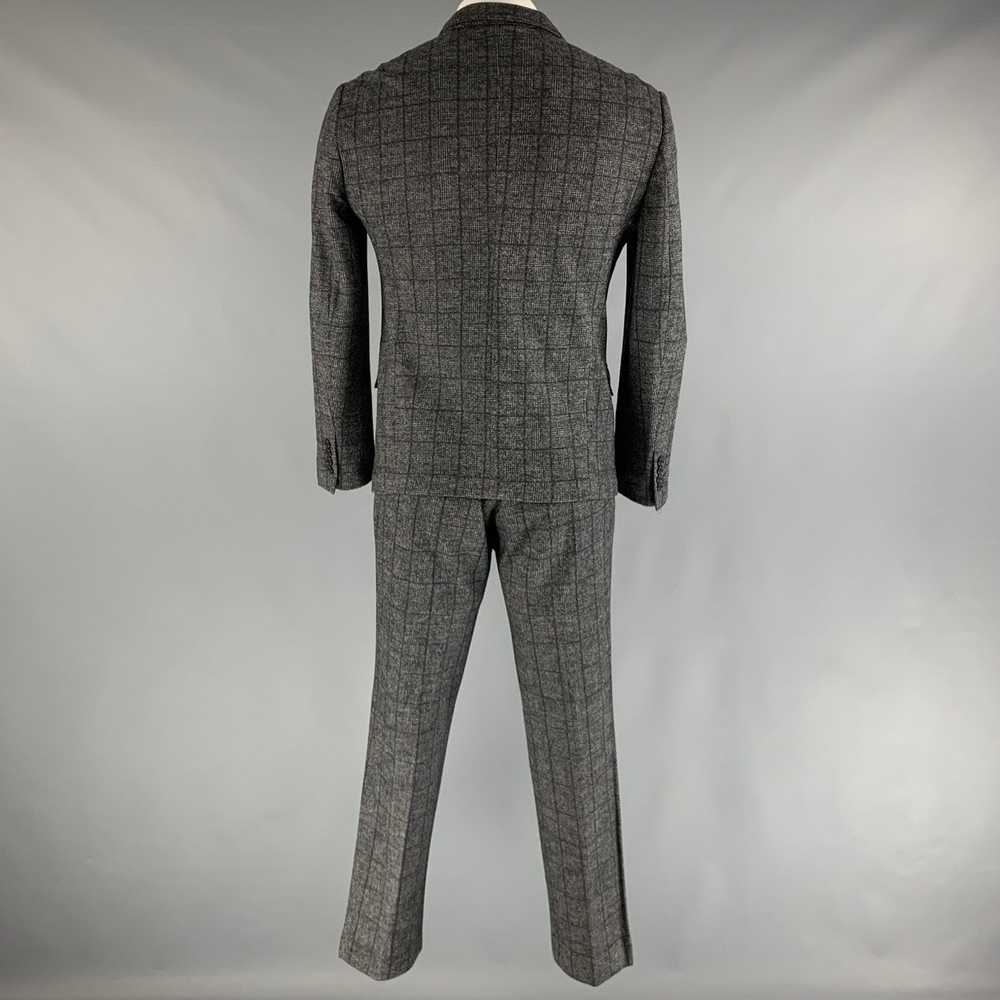 Bonobos Grey Charcoal Plaid Wool Single Button 33… - image 4