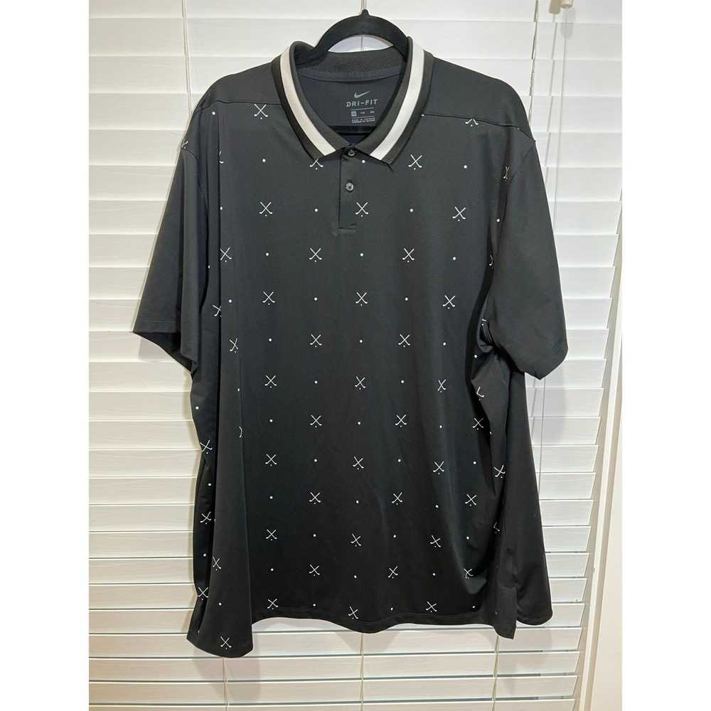 mens black nike polo shirts