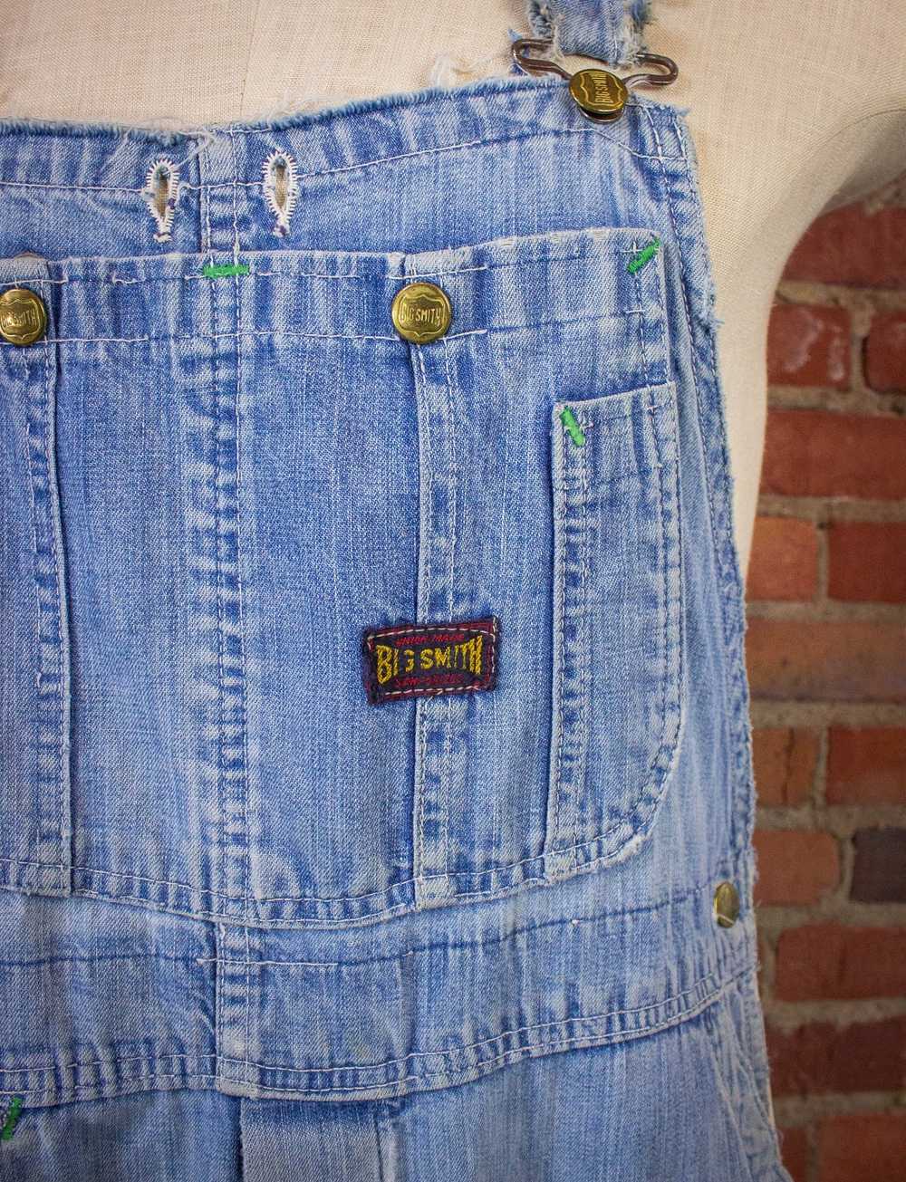 Vintage BIG SMITH Denim Jacket 1950s 50s Jeans Indigo Workwear