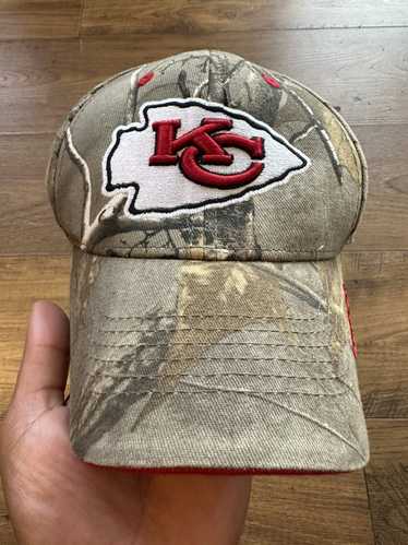 Kansas City Chiefs NFL New Era 9Fifty Silver Heavy Stitched Logo Red Black  Hat