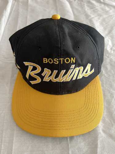 Boston Bruins Sports Specialties Script Wool NHL Snapback Hat