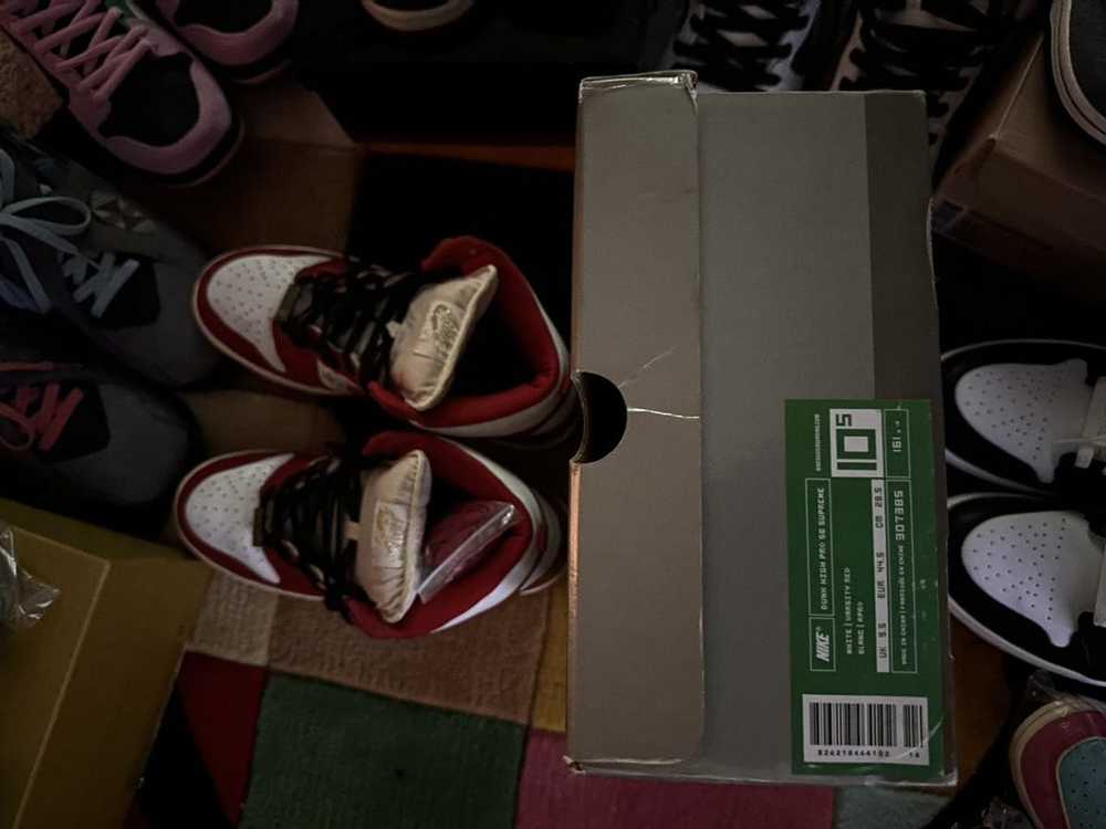 Nike × Supreme Nike x Supreme Dunk High - Red - image 8