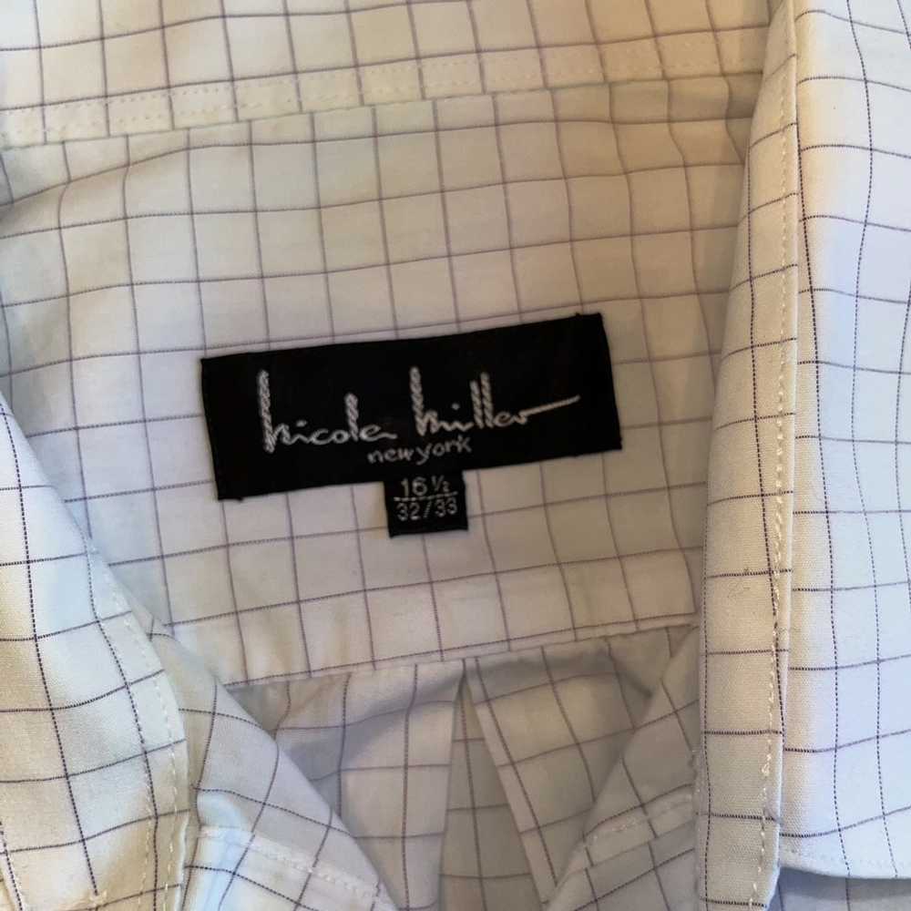 Nicole Miller Nicole Miller Mens Dress Shirt 32/3… - image 4