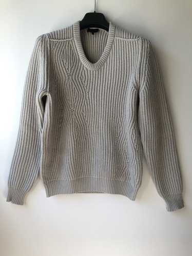 Lanvin Lanvin Men’s Stone Wool Sweater - image 1