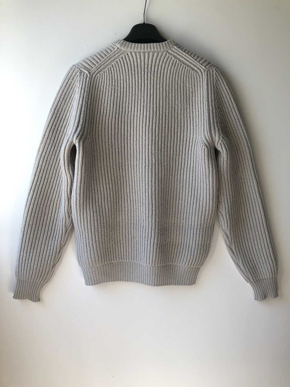 Lanvin Lanvin Men’s Stone Wool Sweater - image 2