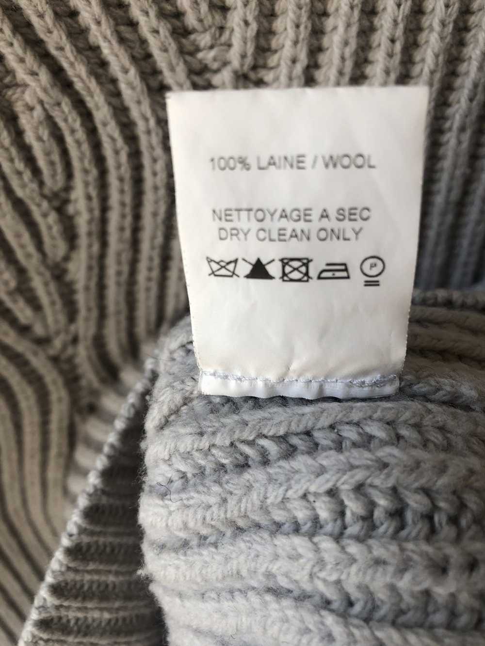 Lanvin Lanvin Men’s Stone Wool Sweater - image 5