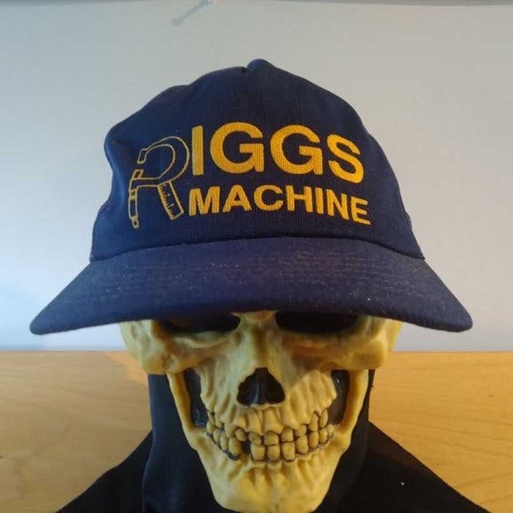 Hat × Trucker Hat × Vintage Vintage Riggs Machine… - image 1