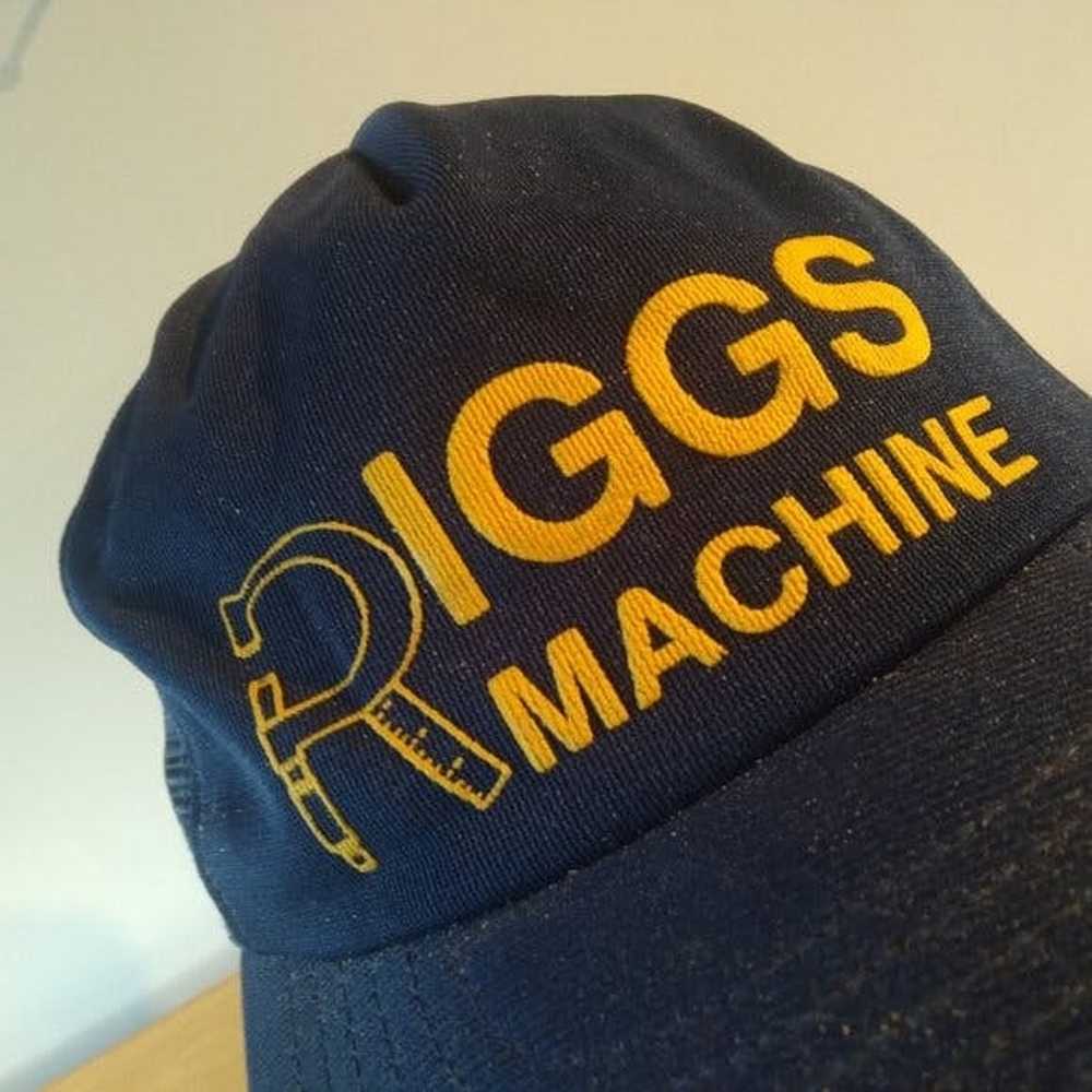 Hat × Trucker Hat × Vintage Vintage Riggs Machine… - image 2